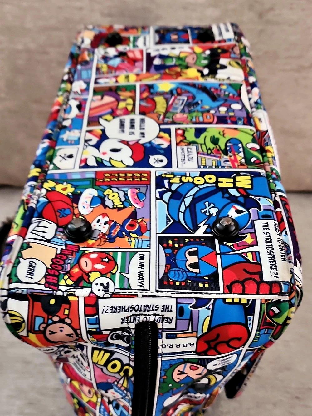 tokidoki x Ju-Ju-Be Comic Print Large Tote Diaper Bag Multicolor - Picture 11 of 15